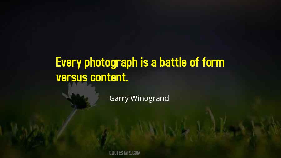 Garry Winogrand Quotes #278637