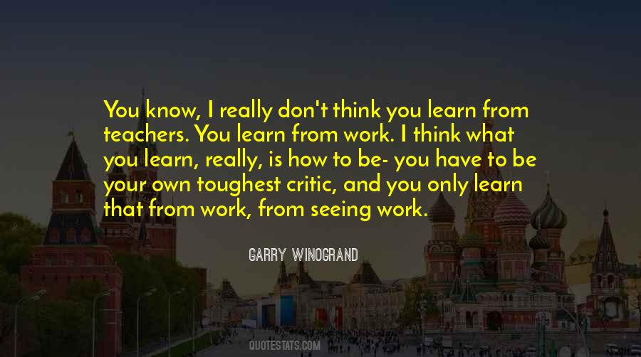 Garry Winogrand Quotes #466321