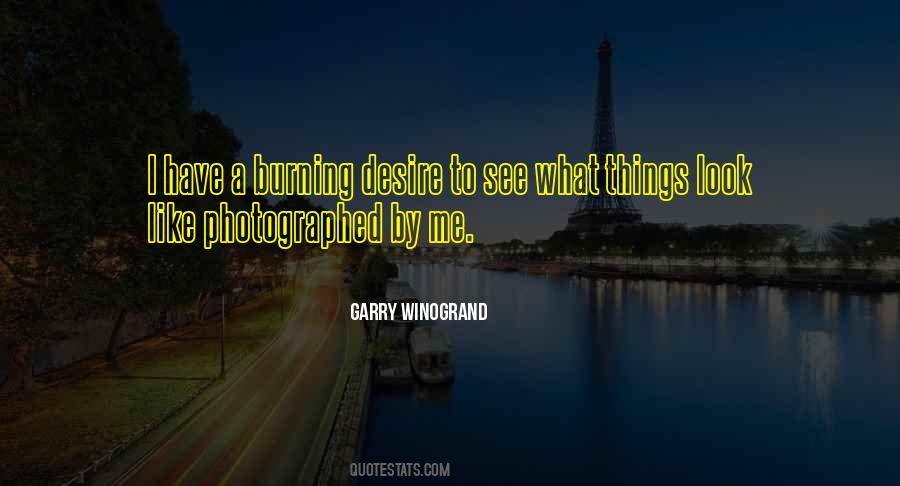 Garry Winogrand Quotes #620303