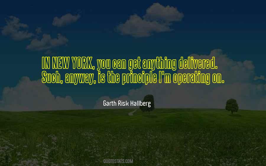 Garth Risk Hallberg Quotes #238501