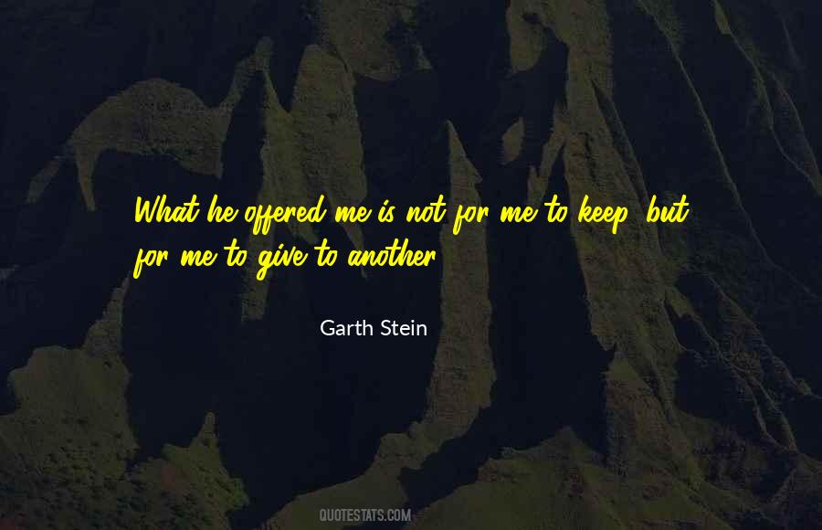 Garth Stein Quotes #1271515