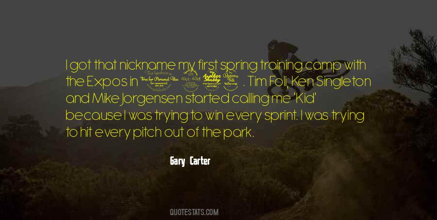 Gary Carter Quotes #82682