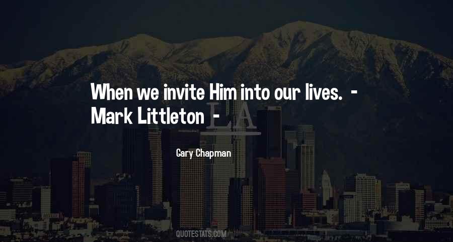 Gary Chapman Quotes #1387149