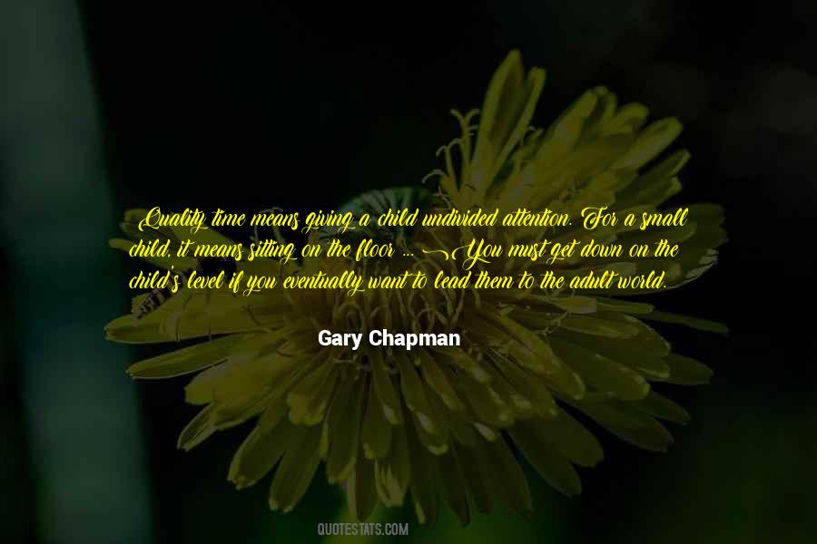 Gary Chapman Quotes #1545126