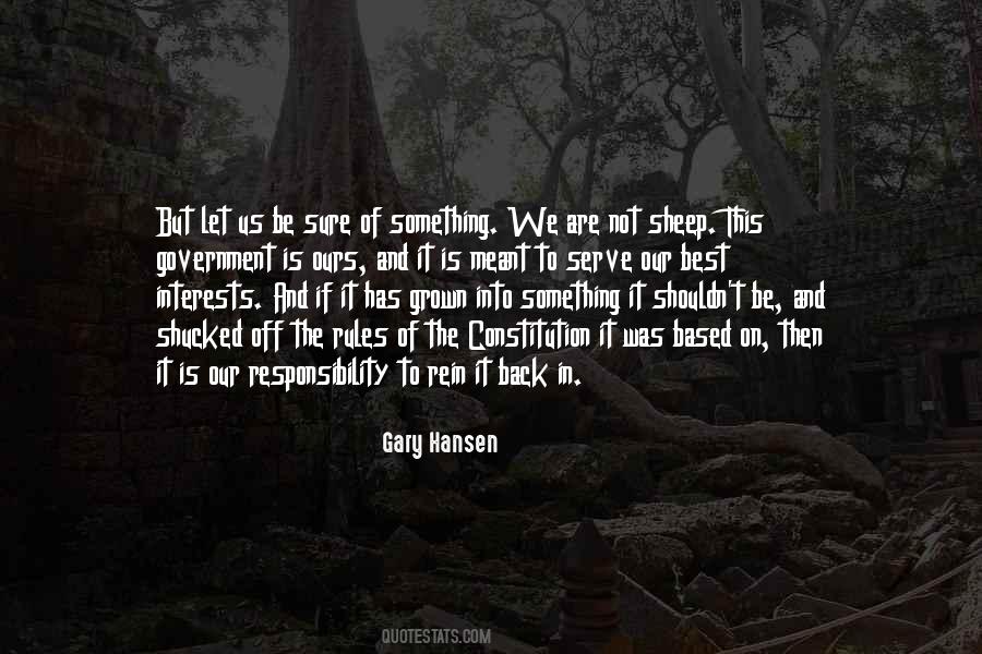 Gary Hansen Quotes #834018