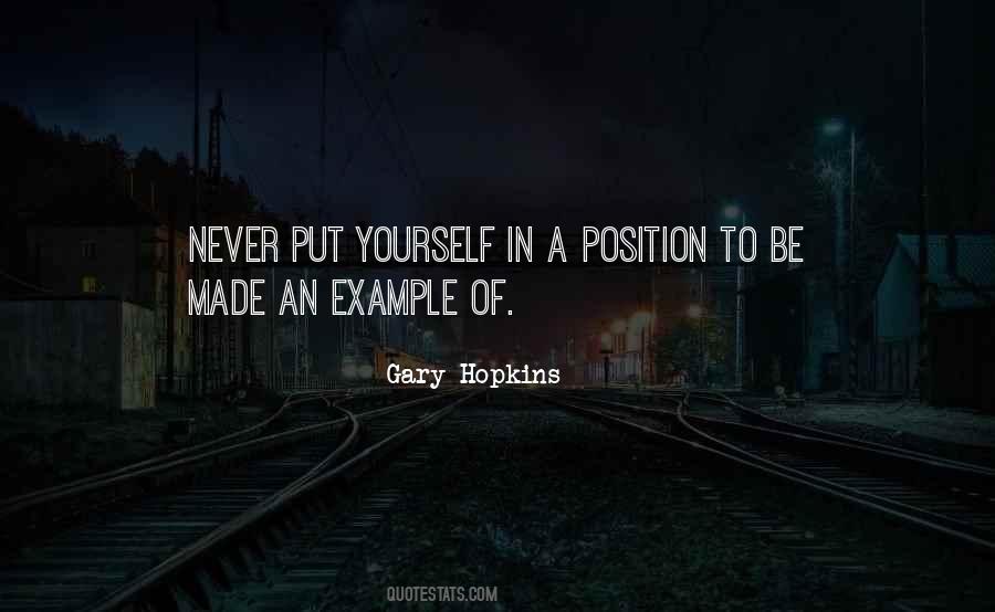 Gary Hopkins Quotes #662686