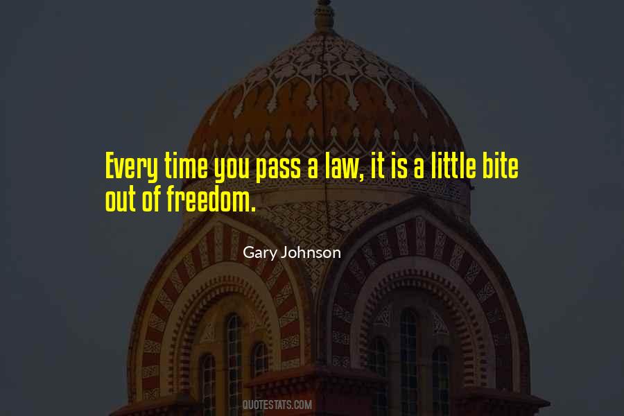 Gary Johnson Quotes #68519