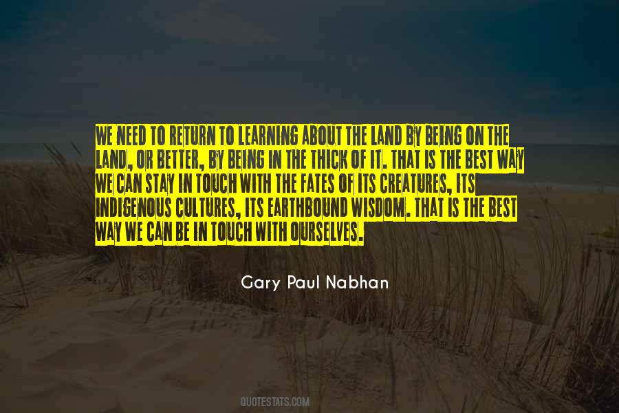 Gary Paul Nabhan Quotes #190706
