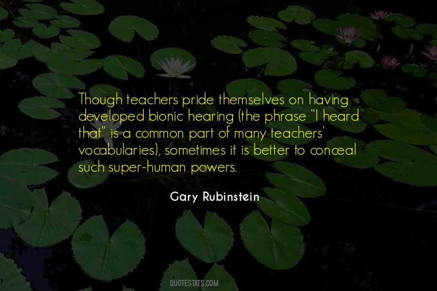 Gary Rubinstein Quotes #741867 Gary Rubinstein Quotes #741867