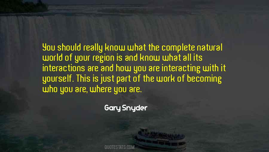 Gary Snyder Quotes #402333