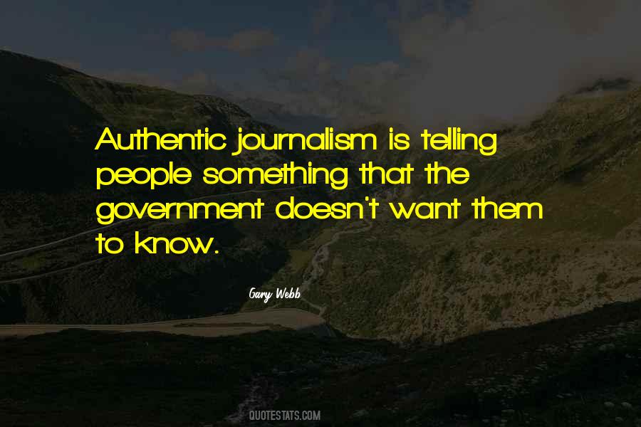 Gary Webb Quotes #352966