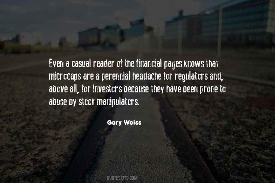 Gary Weiss Quotes #44386