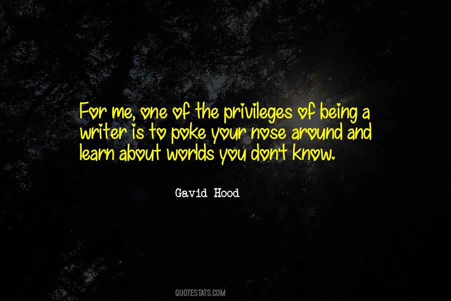 Gavid Hood Quotes #697595