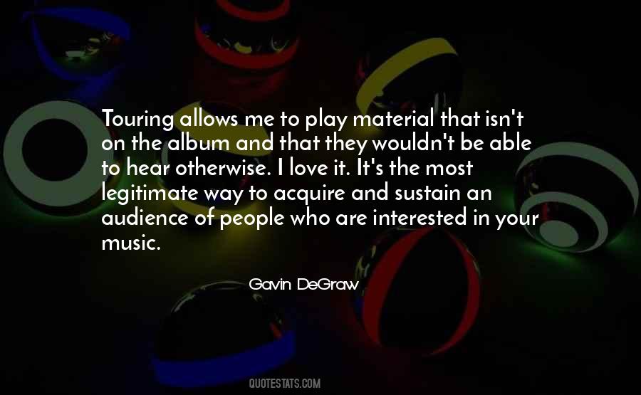 Gavin DeGraw Quotes #251979