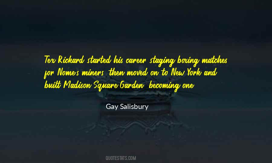 Gay Salisbury Quotes #8840