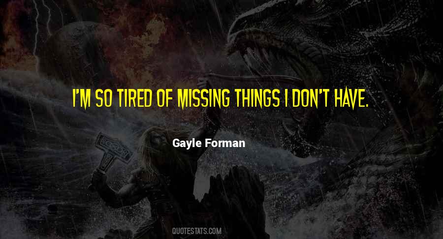 Gayle Forman Quotes #1224222