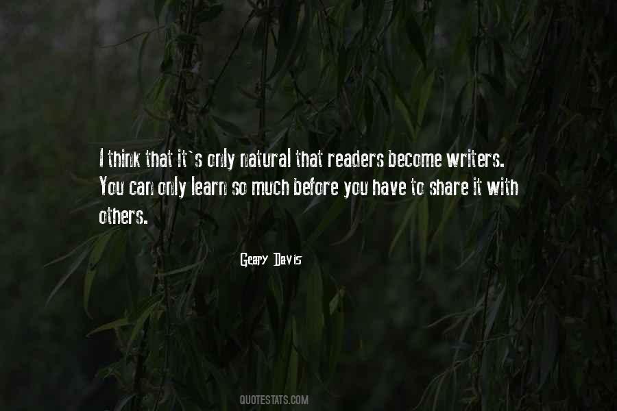 Geary Davis Quotes #764246