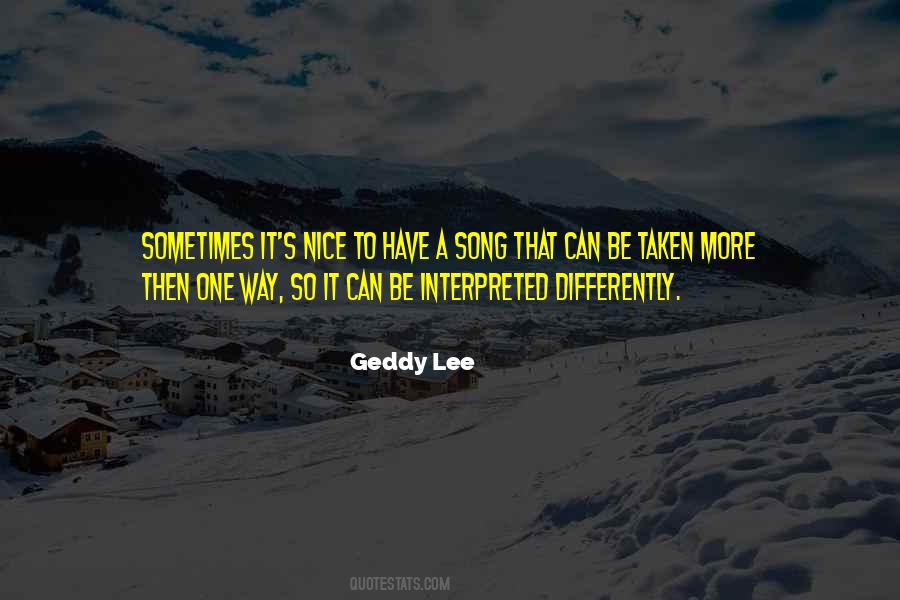 Geddy Lee Quotes #434111