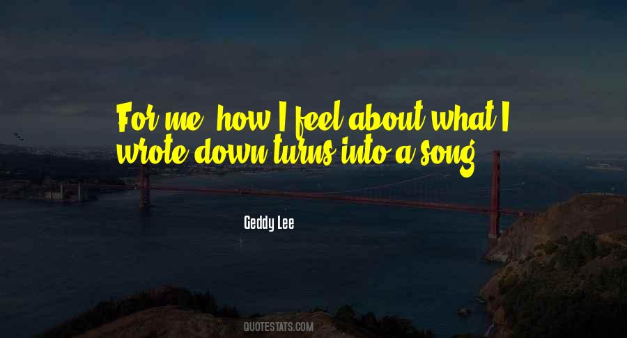 Geddy Lee Quotes #954871