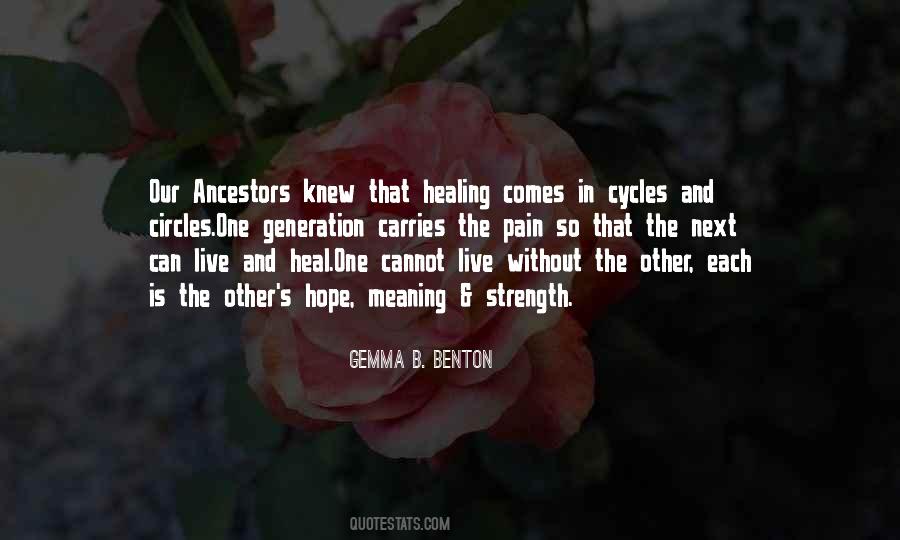 Gemma B. Benton Quotes #304785