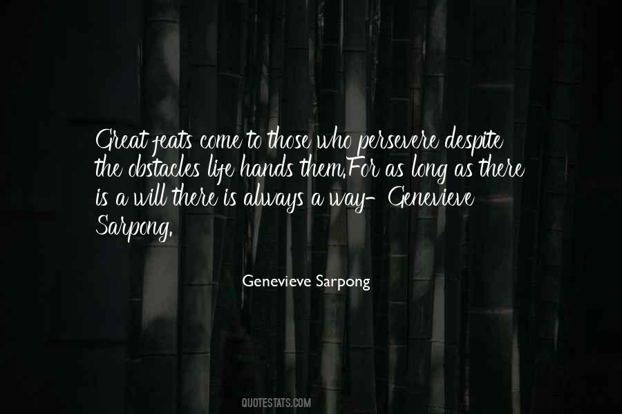 Genevieve Sarpong Quotes #1546173