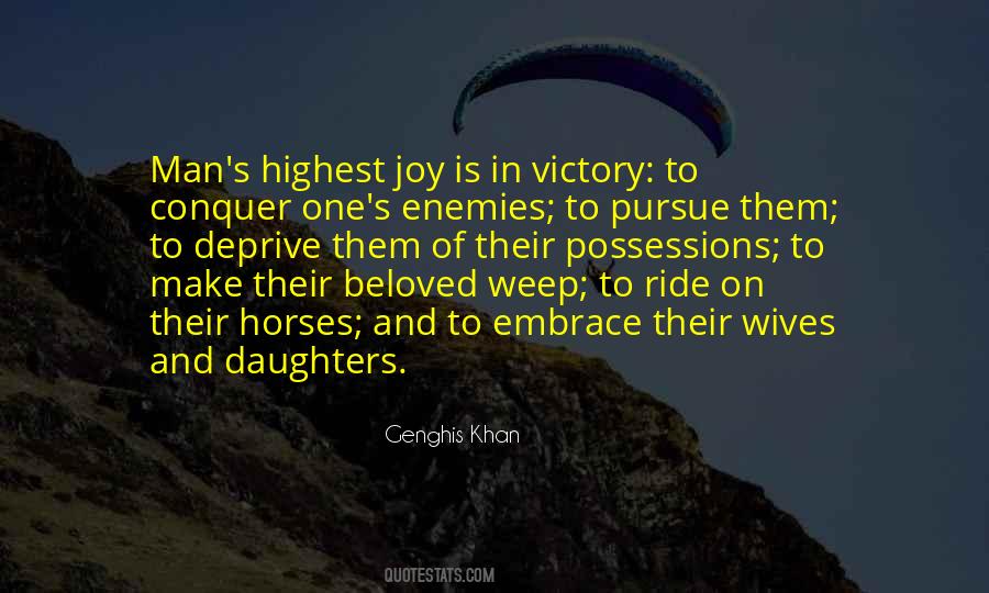 Genghis Khan Quotes #1156540