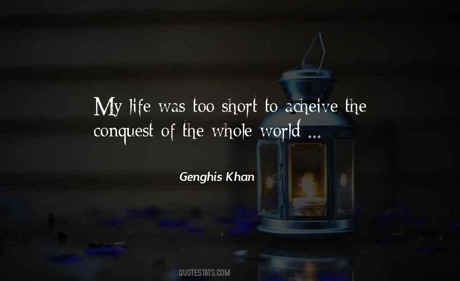 Genghis Khan Quotes #1286125