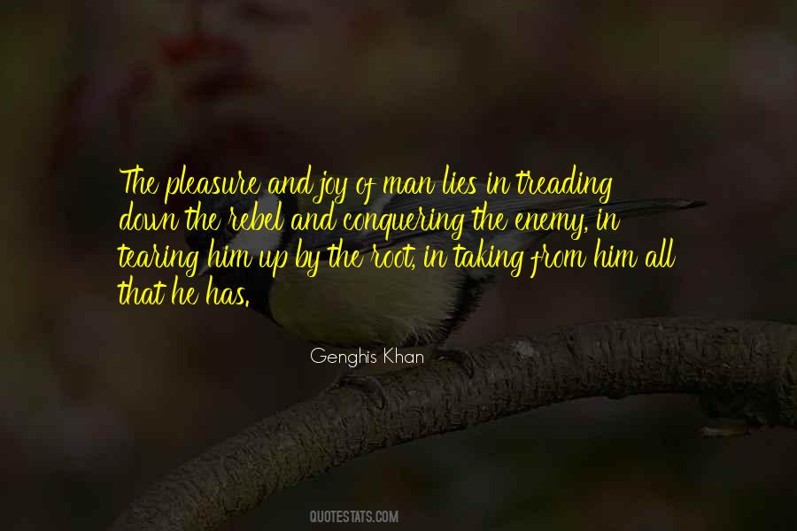 Genghis Khan Quotes #1437362