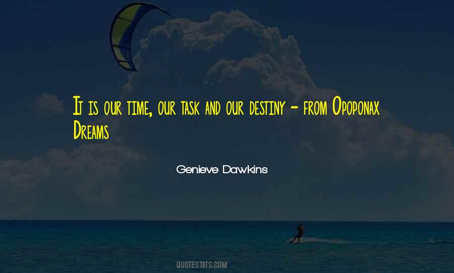 Genieve Dawkins Quotes #1717924