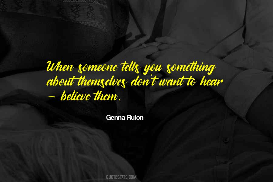 Genna Rulon Quotes #211137