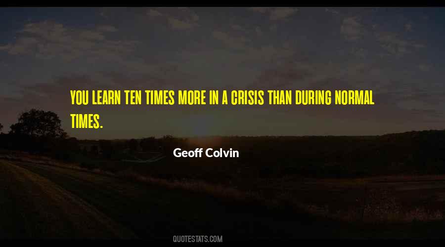 Geoff Colvin Quotes #1731272