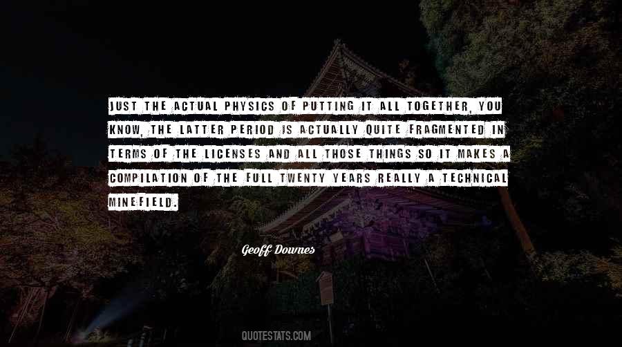 Geoff Downes Quotes #330269