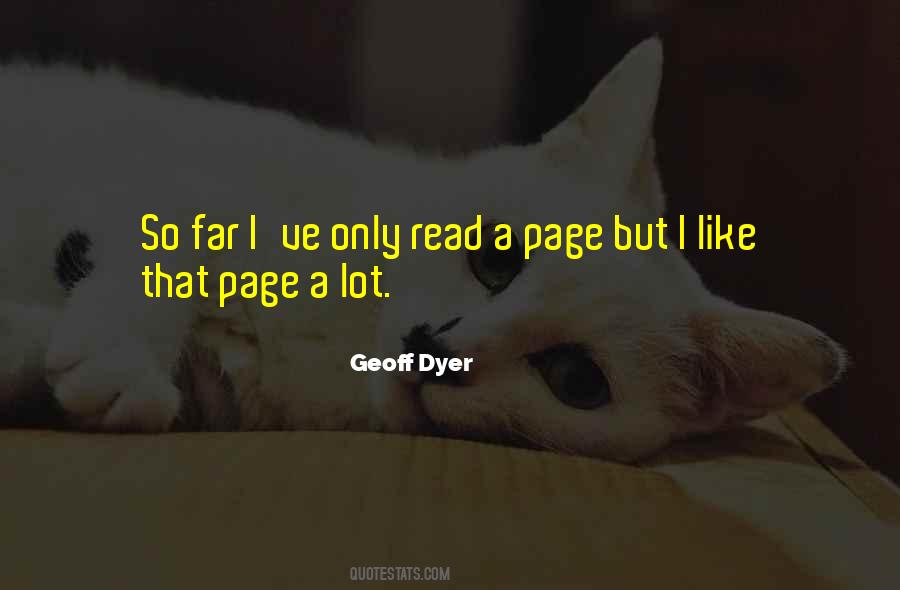 Geoff Dyer Quotes #1101275