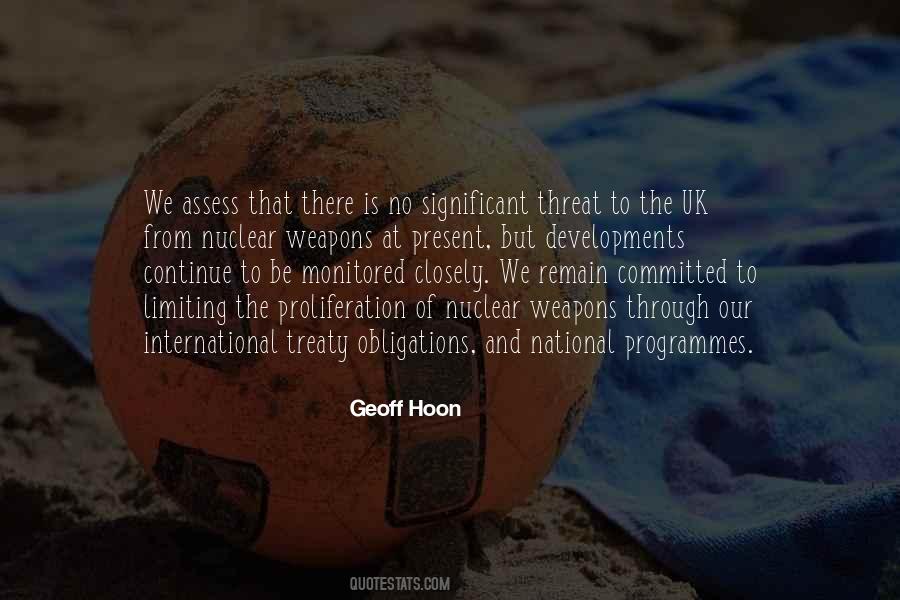 Geoff Hoon Quotes #597845