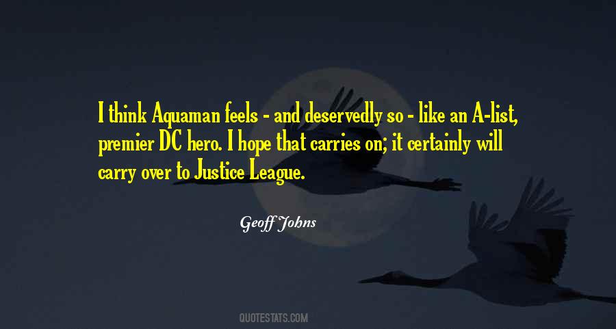 Geoff Johns Quotes #1272777