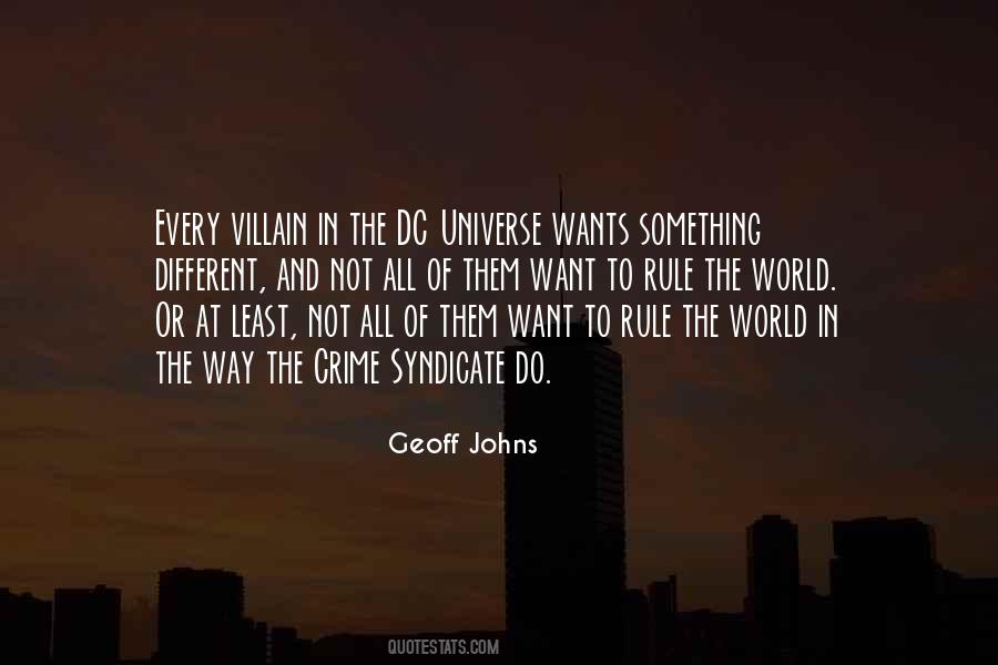 Geoff Johns Quotes #349314