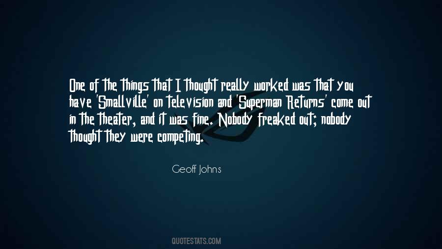 Geoff Johns Quotes #972318