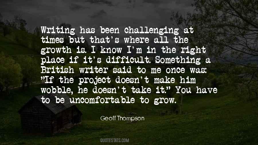 Geoff Thompson Quotes #1156078