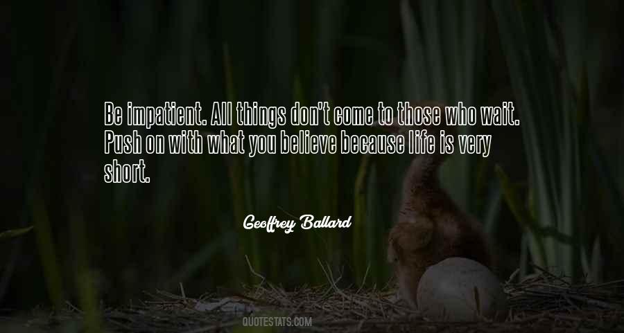 Geoffrey Ballard Quotes #175885 Geoffrey Ballard Quotes #175885