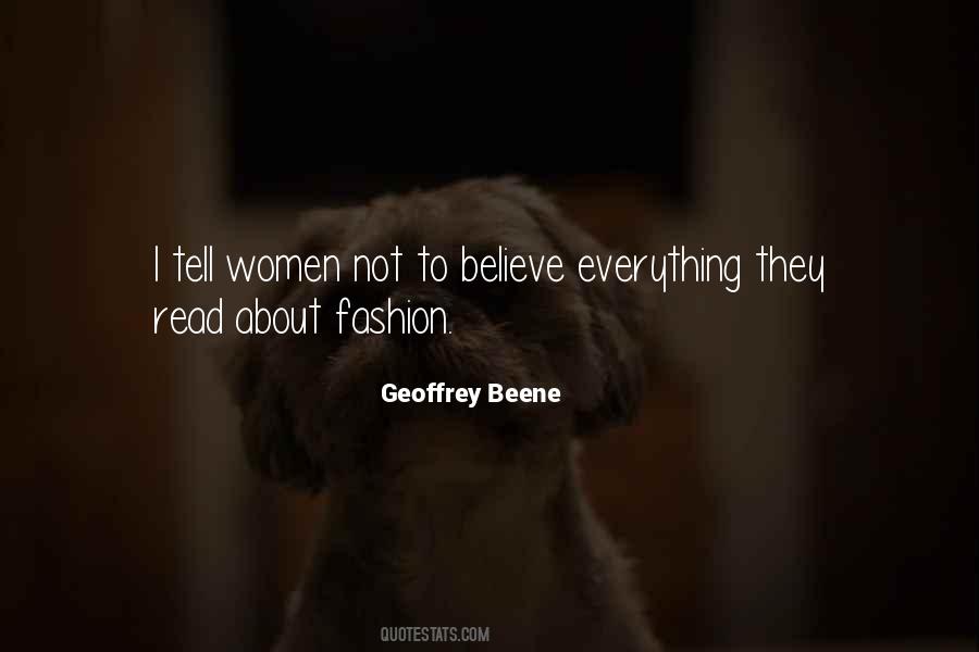 Geoffrey Beene Quotes #1080264