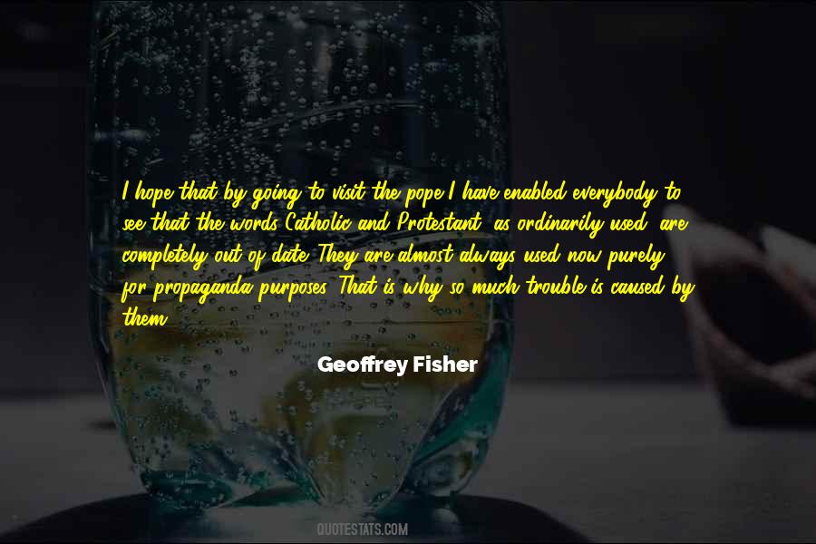 Geoffrey Fisher Quotes #1186598