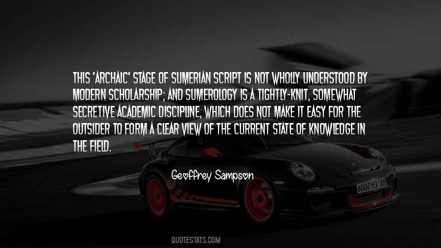 Geoffrey Sampson Quotes #1093809