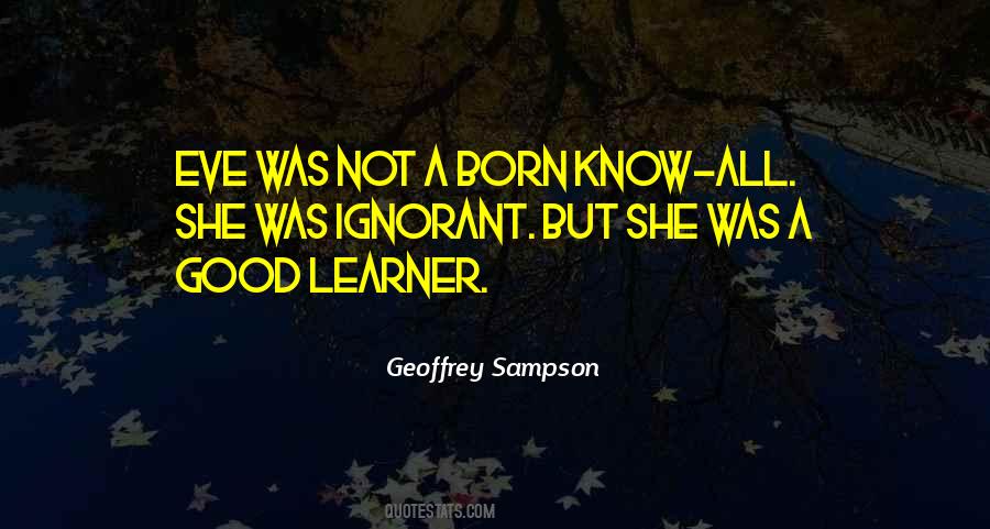 Geoffrey Sampson Quotes #486956