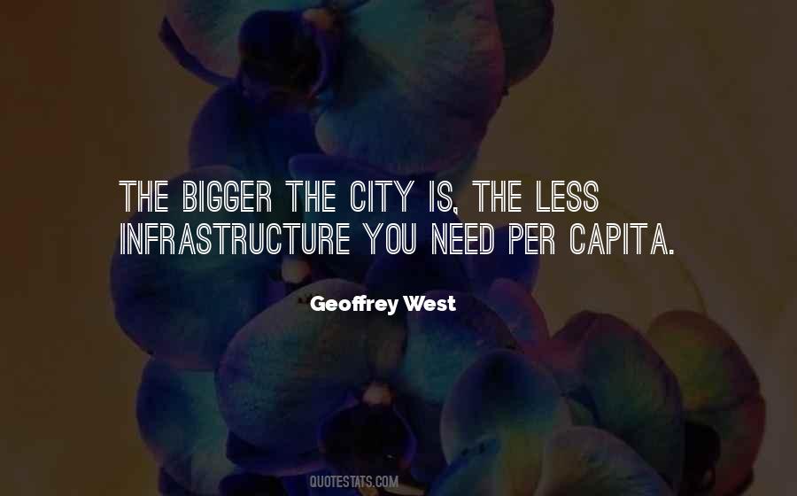 Geoffrey West Quotes #1124421