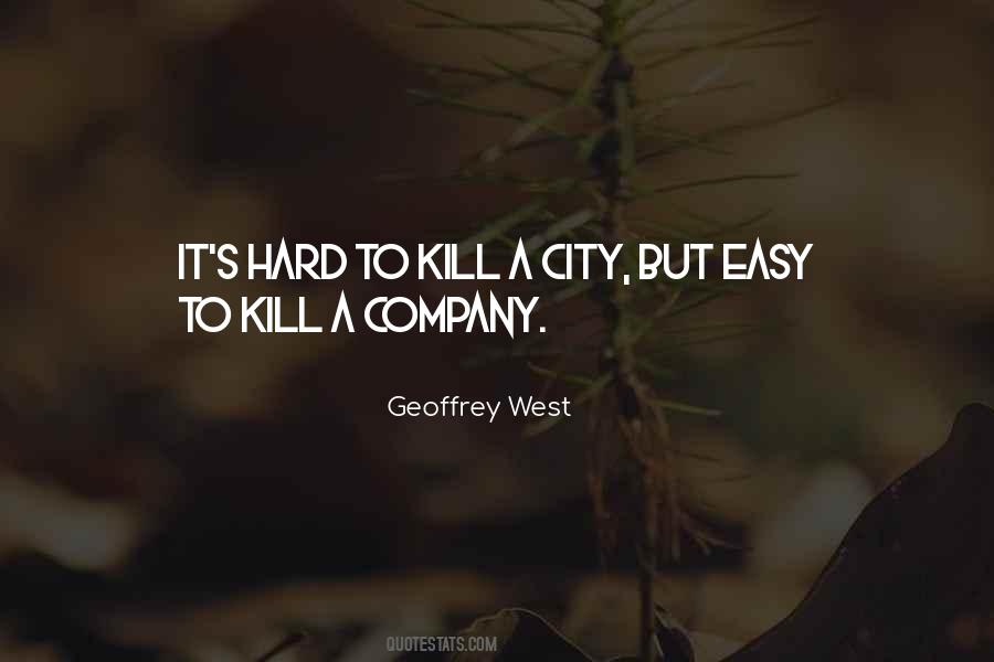 Geoffrey West Quotes #1210253
