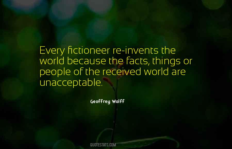 Geoffrey Wolff Quotes #1624819