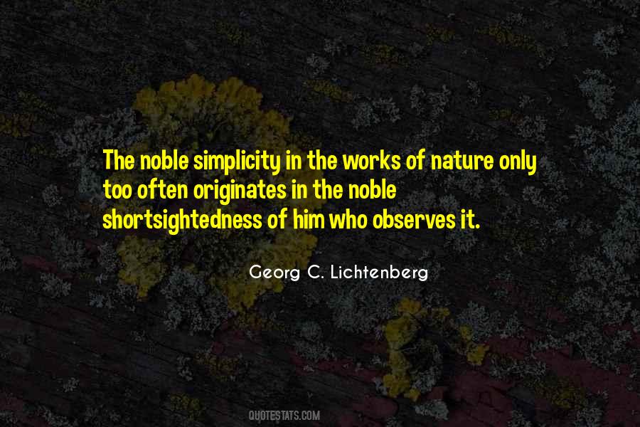 Georg C. Lichtenberg Quotes #1336175
