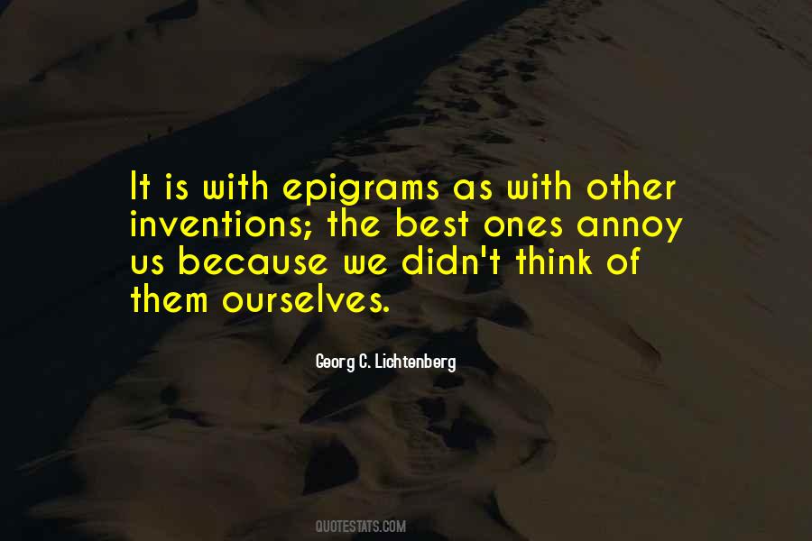 Georg C. Lichtenberg Quotes #152009