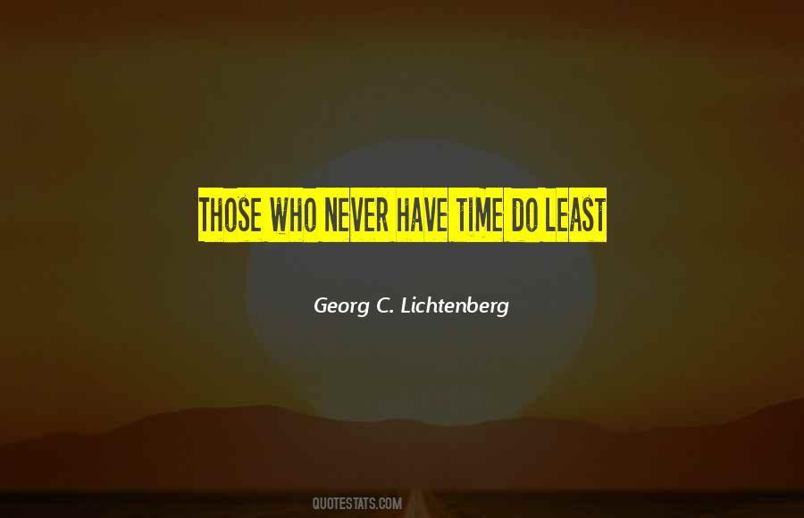 Georg C. Lichtenberg Quotes #1875699