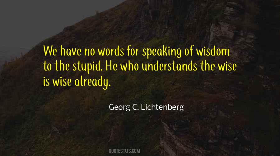 Georg C. Lichtenberg Quotes #666849